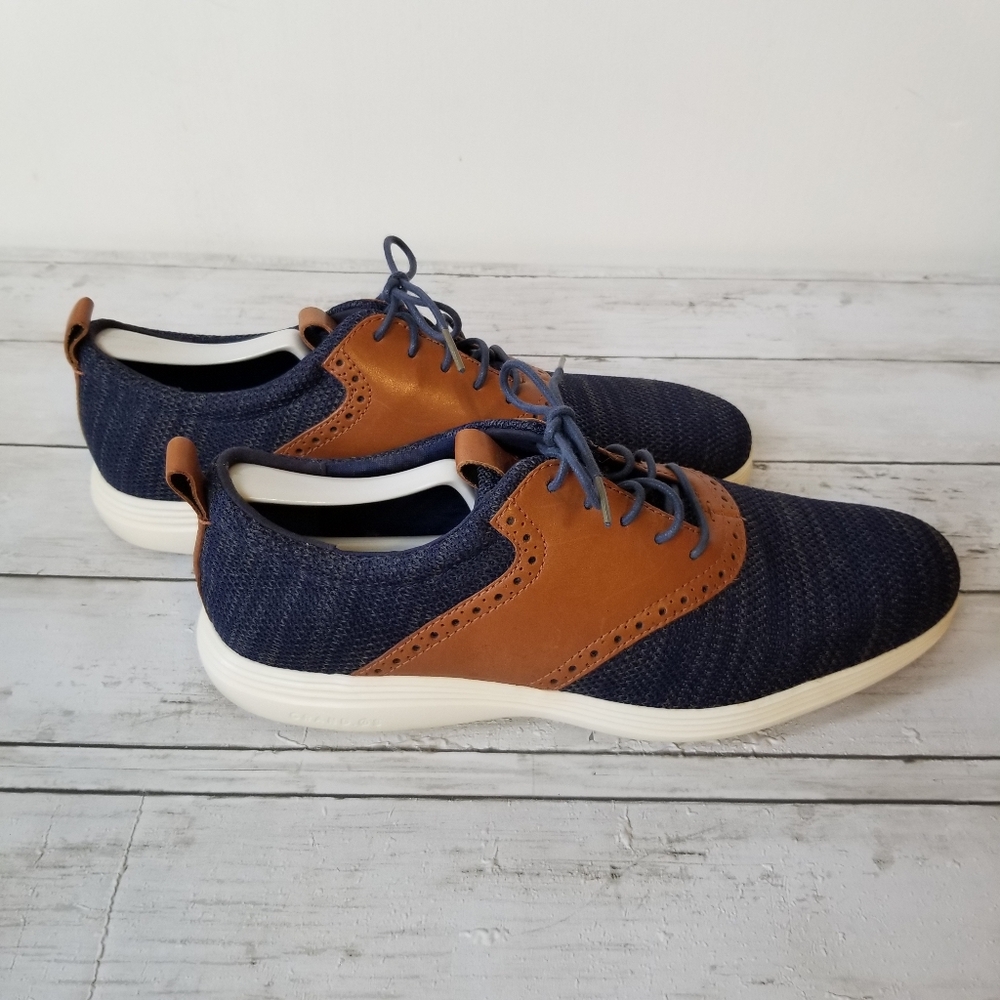 Cole Haan Grand.OS Tour Knit Lace Up Comfort Oxfords